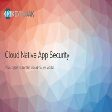 Keycloak cloud native
