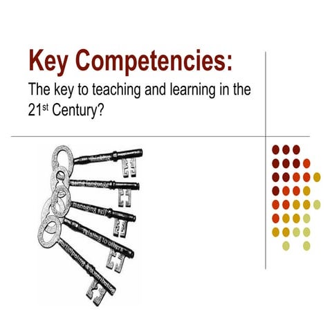 Key Competencies - from The New Zealand Curriculum to classroom