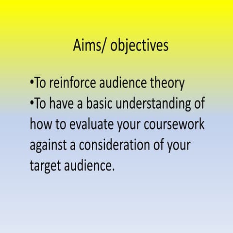 Key concept audience