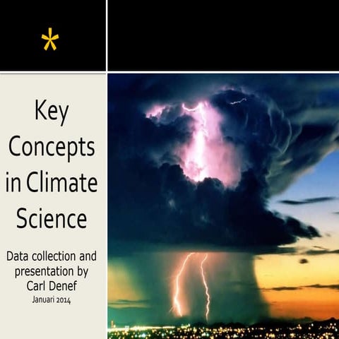 Key concepts in Climate  Science