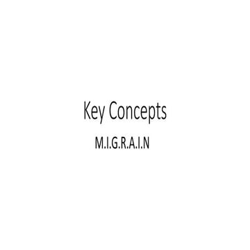 Key concepts | PPT