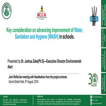 Water, Sanitation and Hygiene (WASH) in Schools | PDF