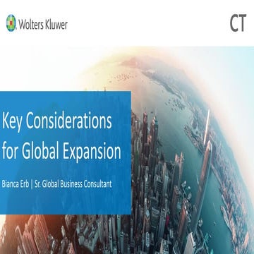 Key Considerations for Global Expansion