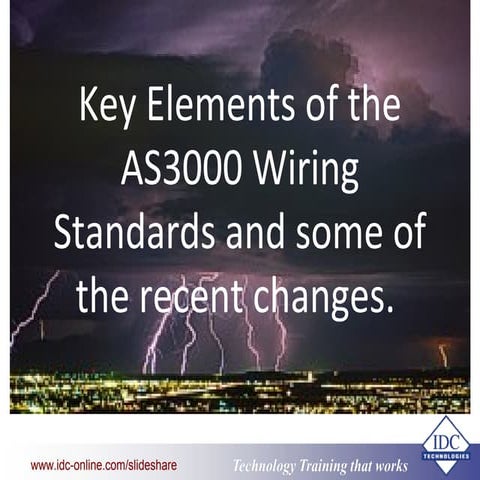 Practical Electrical Wiring Standards - AS 3000:2007 | PPT