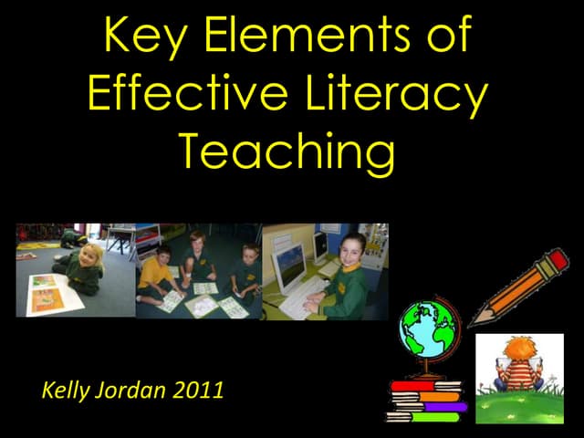 Ideas for Effective Literacy Teaching