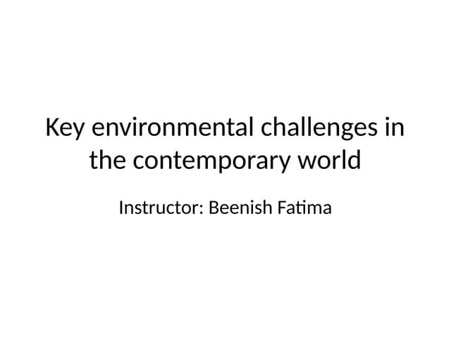 Climate change, causes, effects and solutions. | PPTX | Environment ...