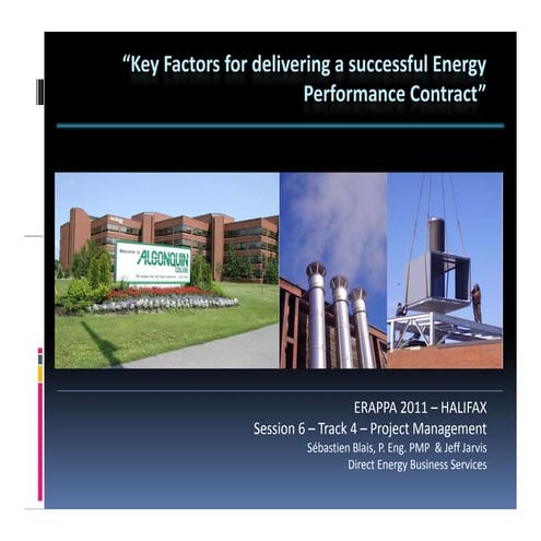 Key Factors For Delivering A Successful Energy