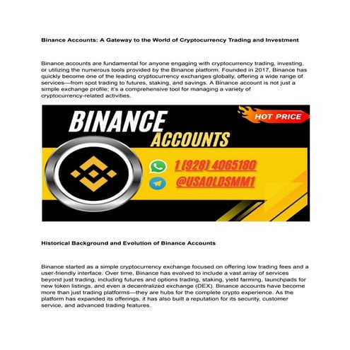 Key features and functionality of buying a Binance account.pdf