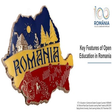 Key features of Open Education in Romania