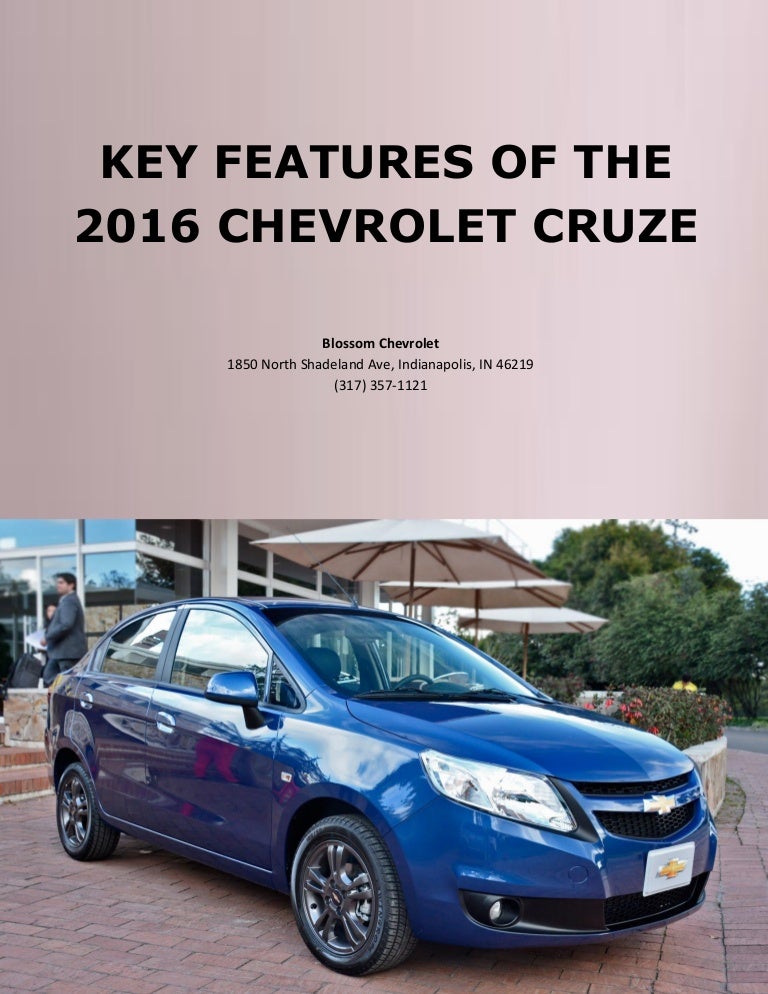 Key Features of the 2016 Chevrolet Cruze
