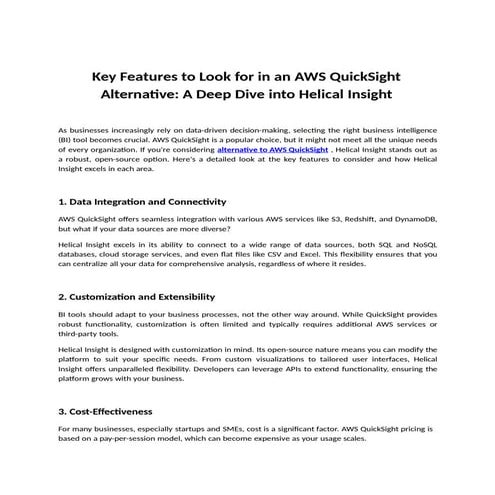 Key Features to Look for in an alternative to AWS QuickSight.pptx