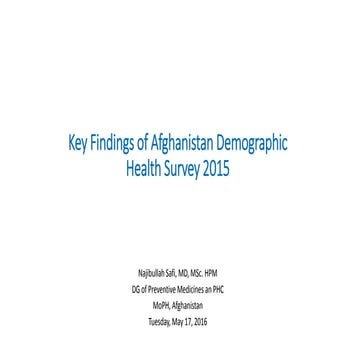 Key findings of adhs 2015