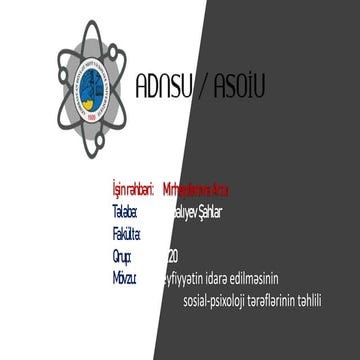 Keyfiyyətin idarə edilməsinin sosial-psixoloji tərəflərinin təhlili.pptx