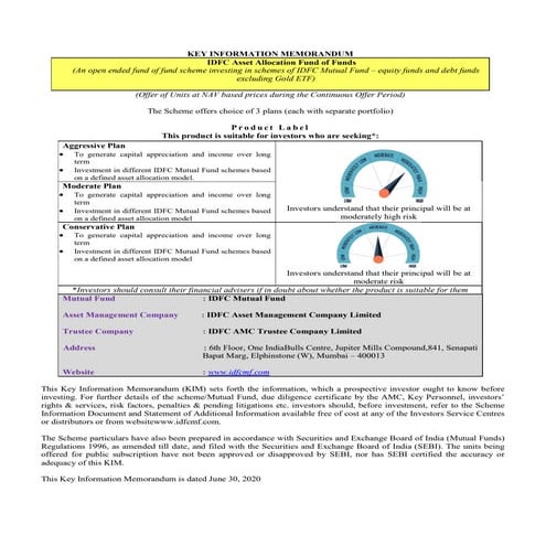 Risk Management in the AIFM Directive | PDF