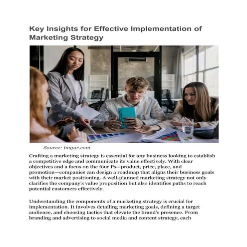 Key Insights for Effective Implementation of Marketing Strategy .pdf