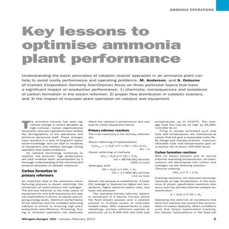 Steam reforming - The Basics of Reforming | PDF