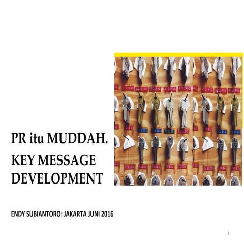 Key message development