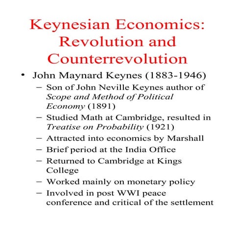 Manu's-Keynes