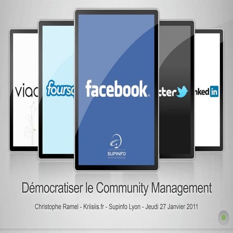 Démocratiser le Community Management
