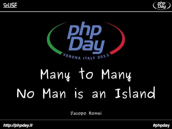 Many to many: no man is an island