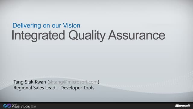 Keynote: Next Generation Testing