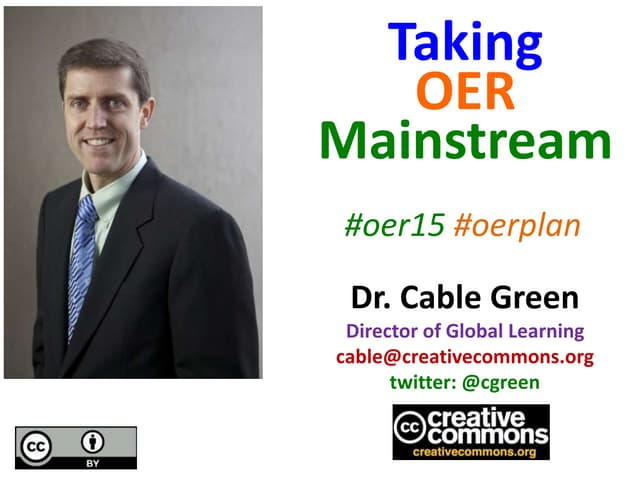 Keynote #OER15 (Wales)