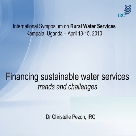 KEYNOTE - Pezon - Trends in financing sustainability