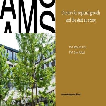 Keynote  #TCI2019 Robin De Cock and Omar Mohout - Clusters for regional growt...