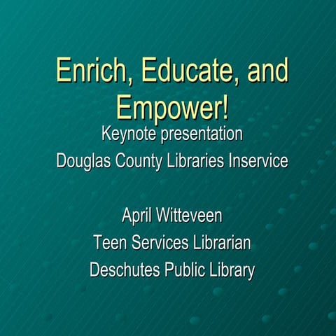 10 Reasons I'm Excited to be a Modern Librarian