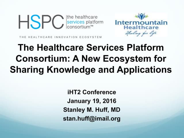 2016 iHT2 San Diego Health IT Summit