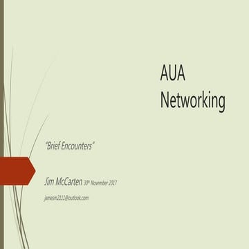 AUA Networking