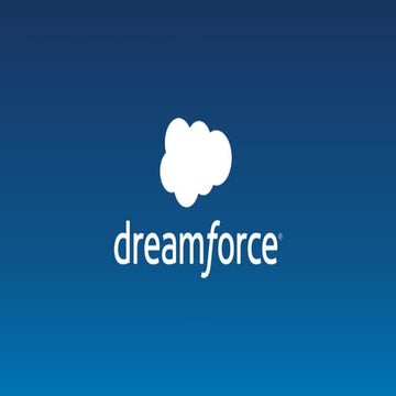 Keynote Dreamforce to You Amsterdam 29 Oct