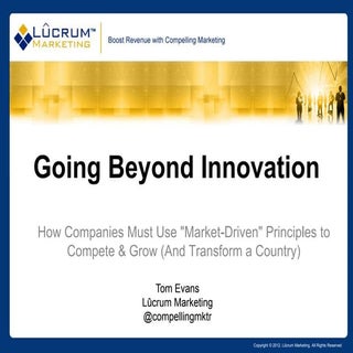 Going Beyond Innovation: How Compan...
