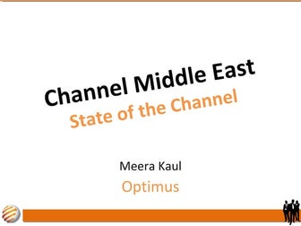 Keynote address channel middle east 2013