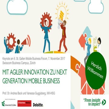 Mit agiler Innovation zu Next Generation Mobile Business - Studienkeynote 6. St.G. Mobile Business Forum