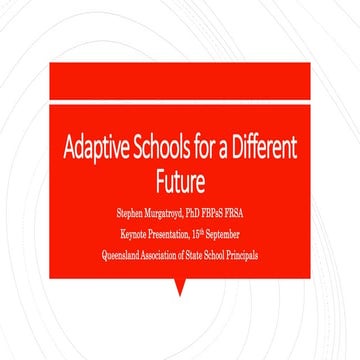 Keynote Australian Primary Principals Association, Sept 2017