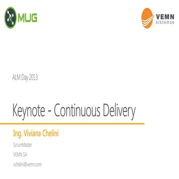 Keynote continuous delivery