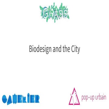 Game jam #BioAndTheCity