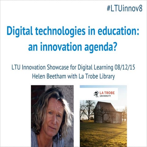 La Trobe Uni Innovation Showcase keynote