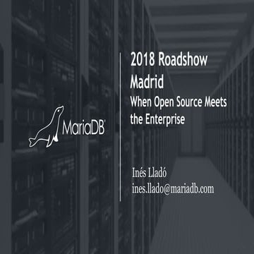 MariaDB en la actualidad y su visión del future