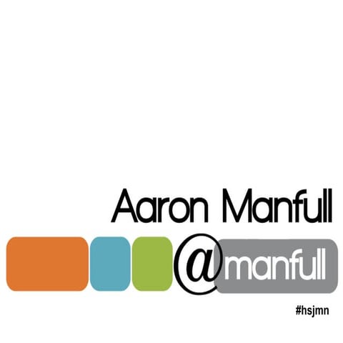 Aaron Manfull - Dow Jones News Fund Teacher of the Year Acceptance Speech