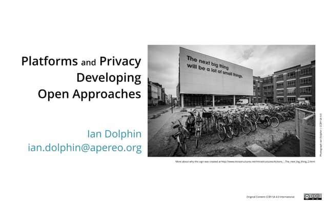 Open Apereo 19 Privacy Keynote