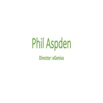 Phil Aspden - The Real Learning Curve