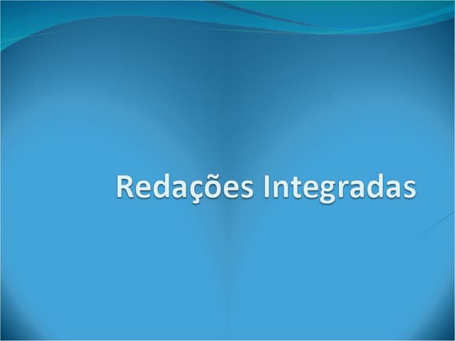 Keynote Redacoes Integradas