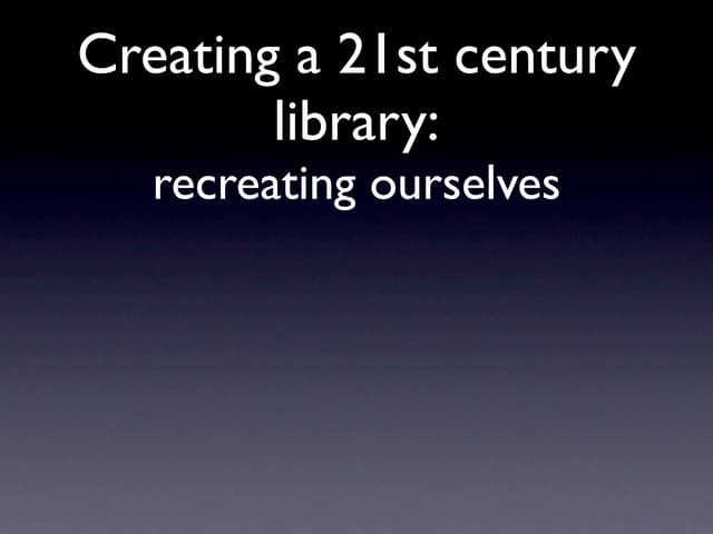 What Libraries Can Learn from Apple (revised)