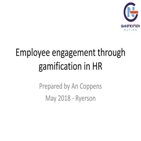 Gamification for cultural change and employee engagement