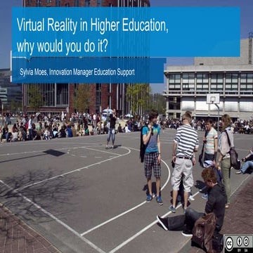 Virtual Reality in Higher Education, why should you do it?