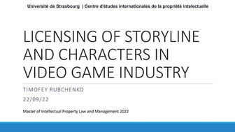 Master thesis defence Timofey Rubchenko