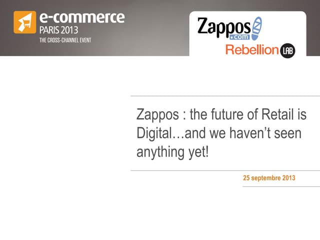 Le magasin du futur - Keynote Zappo...