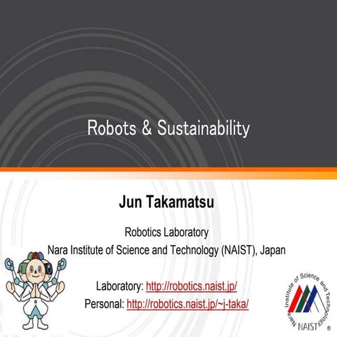 Robots & Sustainability
